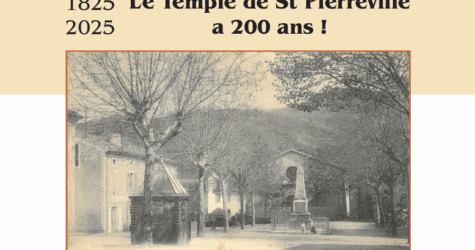 BICENTENAIRE DU TEMPLE DE SAINT-PIERREVILLE centré sur le 13 juillet 2025
